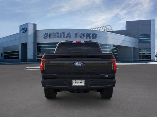 Agate Black Metallic 2025 Ford F-150 Lightning XLT
