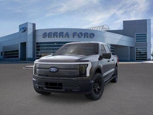 Agate Black Metallic 2025 Ford F-150 Lightning XLT
