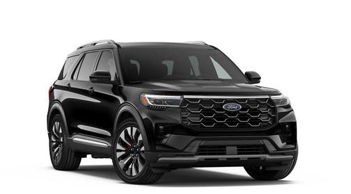 Agate Black Metallic 2026 Ford Explorer Platinum
