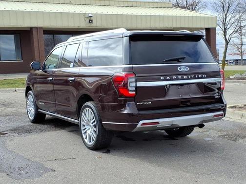 Jewel Red Metallic Tinted Clearcoat 2023 Ford Expedition Max Platinum