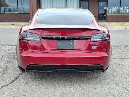 Red Multi-Coat 2023 Tesla Model S Plaid