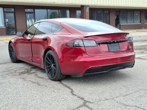 Red Multi-Coat 2023 Tesla Model S Plaid