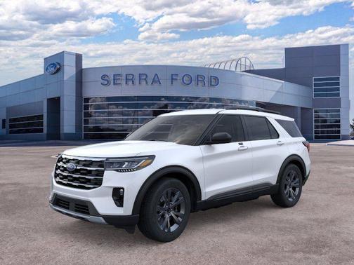Star White Metallic Tri-Coat 2026 Ford Explorer Active