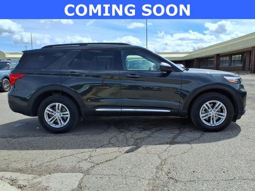 Forged Green Metallic 2023 Ford Explorer XLT
