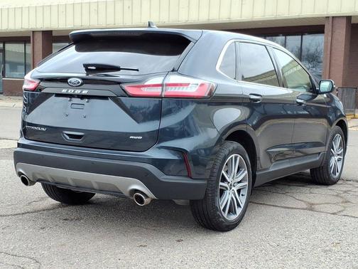 Stone Blue Metallic 2023 Ford Edge Titanium