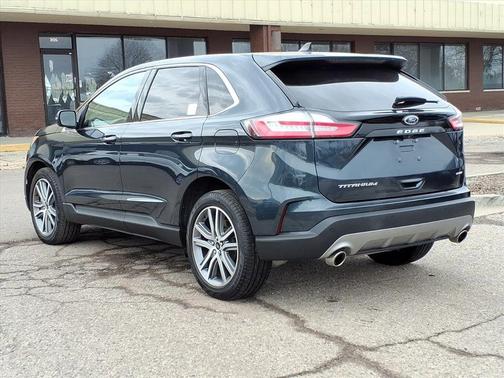 Stone Blue Metallic 2023 Ford Edge Titanium