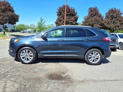 Stone Blue Metallic 2024 Ford Edge Titanium