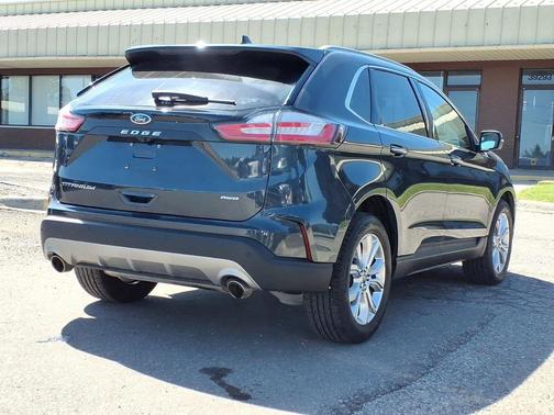 Stone Blue Metallic 2024 Ford Edge Titanium