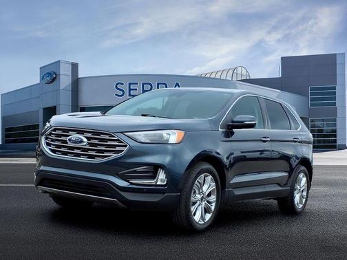 Stone Blue Metallic 2024 Ford Edge Titanium