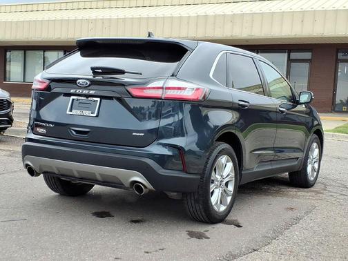 Stone Blue Metallic 2024 Ford Edge Titanium