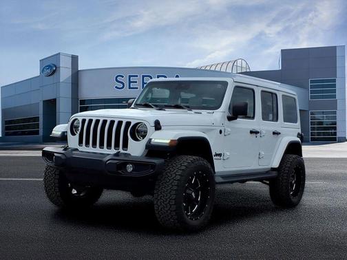 Bright White Clearcoat 2021 Jeep Wrangler Unlimited Sahara
