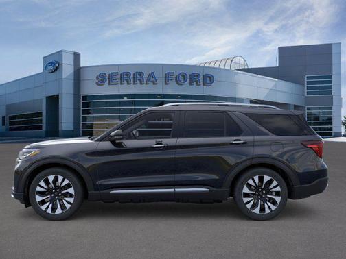 Agate Black Metallic 2026 Ford Explorer Platinum