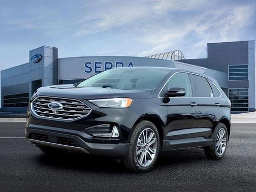 Agate Black Metallic 2024 Ford Edge Titanium