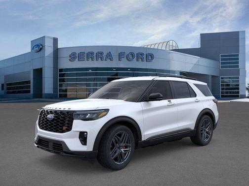 Star White Metallic Tri-Coat 2026 Ford Explorer ST