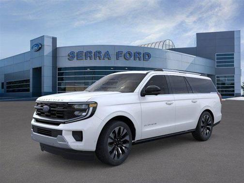 Star White Metallic Tri-Coat 2026 Ford Expedition Max Platinum