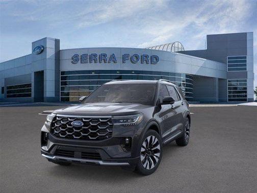 Agate Black Metallic 2026 Ford Explorer Platinum