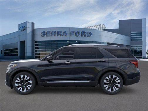Agate Black Metallic 2026 Ford Explorer Platinum