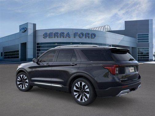 Agate Black Metallic 2026 Ford Explorer Platinum