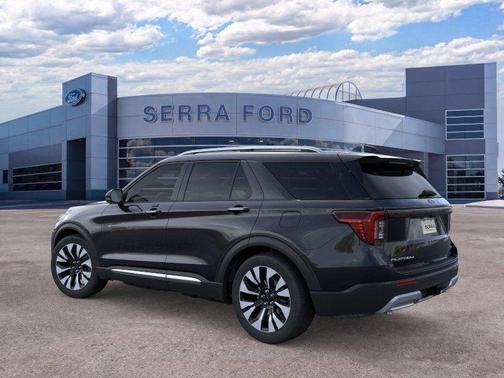 Agate Black Metallic 2026 Ford Explorer Platinum