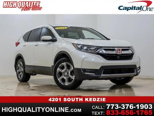 White Diamond Pearl 2018 Honda CR-V EX-L