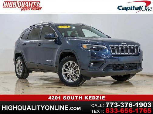 Slate Blue Pearlcoat 2021 Jeep Cherokee Latitude Lux
