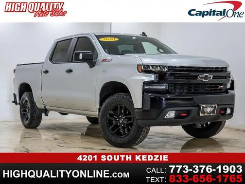 Silver Ice Metallic 2020 Chevrolet Silverado 1500 LT Trail Boss