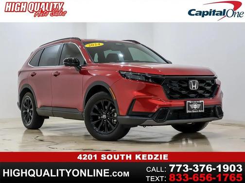 Radiant Red Metallic 2024 Honda CR-V Hybrid Sport AWD