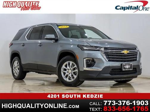 Sterling Gray Metallic 2023 Chevrolet Traverse LS