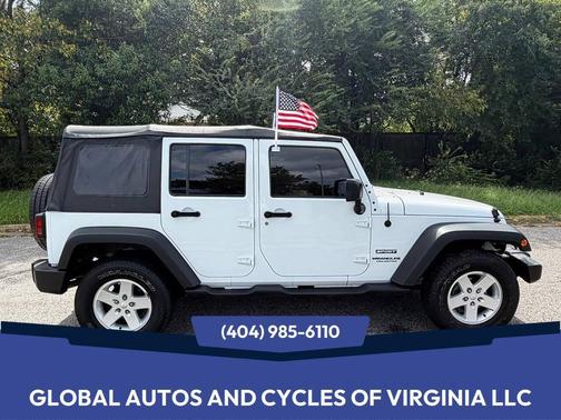 Bright White Clearcoat 2017 Jeep Wrangler Unlimited Sport
