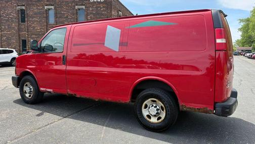 Victory Red 2011 Chevrolet Express 2500 Work Van