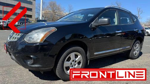 Black 2015 Nissan Rogue Select S