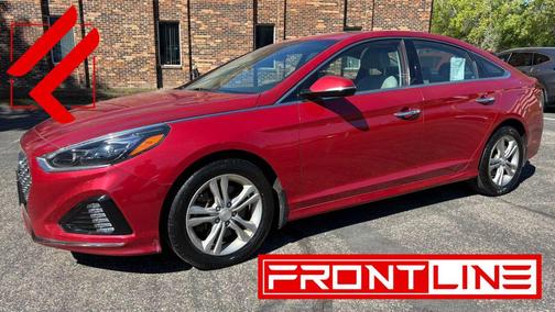 Scarlet Red 2018 Hyundai SONATA Limited
