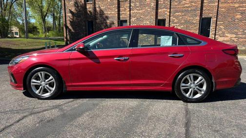 Scarlet Red 2018 Hyundai SONATA Limited