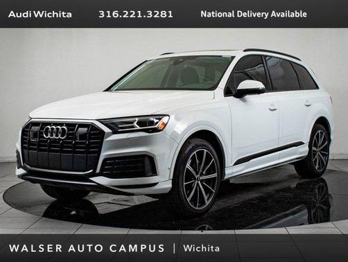 Glacier White 2023 Audi Q7 55 Premium Plus
