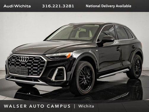 Black Metallic 2023 Audi Q5 45 S line Premium Plus