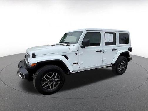 Bright White Clearcoat 2025 Jeep Wrangler Sahara