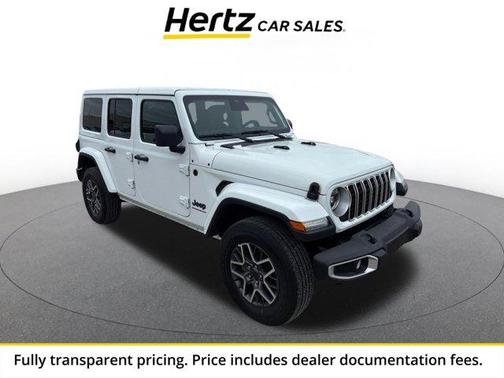 Bright White Clearcoat 2025 Jeep Wrangler Sahara