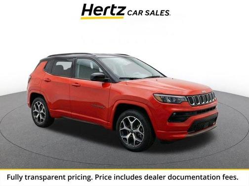 Red 2025 Jeep Compass Limited