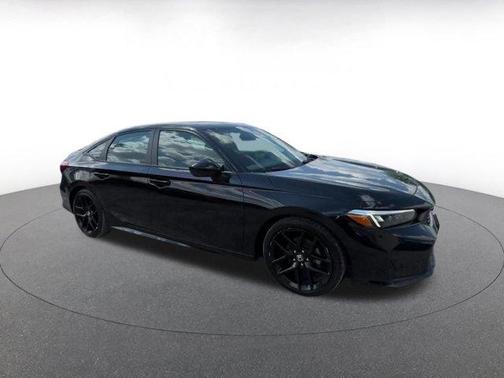 Black 2025 Honda Civic Sport