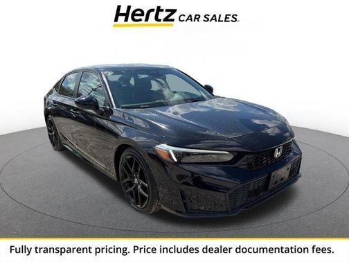 Black 2025 Honda Civic Sport