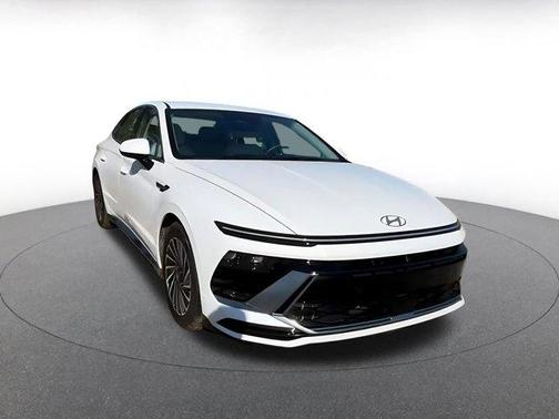 White 2025 Hyundai SONATA Hybrid SEL