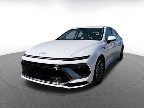 White 2025 Hyundai SONATA Hybrid SEL