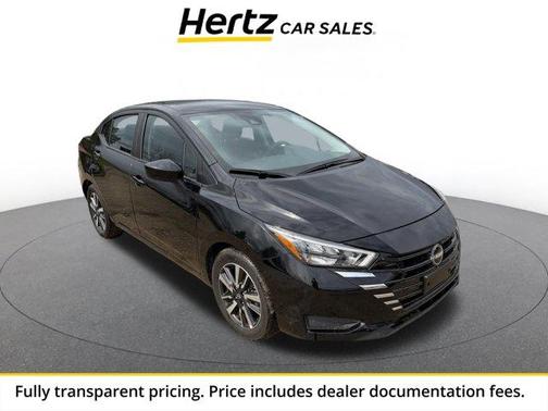Black 2025 Nissan Versa 1.6 SV