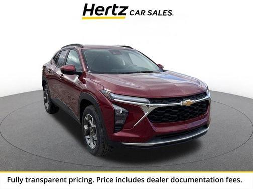 Crimson Metallic 2025 Chevrolet Trax LT