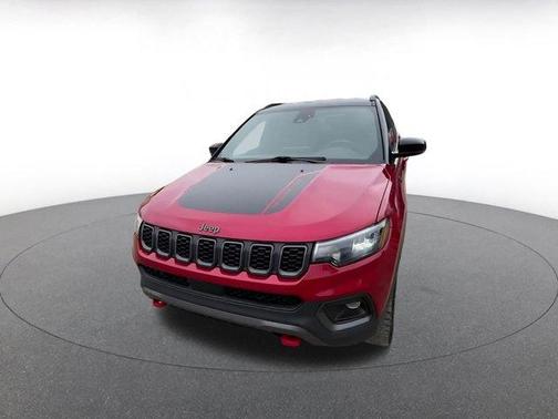 Red 2025 Jeep Compass Trailhawk