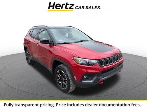 Red 2025 Jeep Compass Trailhawk