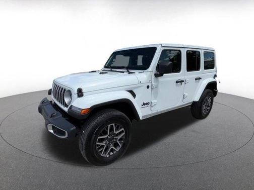 Bright White Clearcoat 2025 Jeep Wrangler Sahara