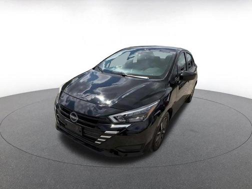 Black 2025 Nissan Versa 1.6 SV
