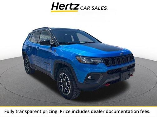 Hydro Blue Pearlcoat 2025 Jeep Compass Trailhawk