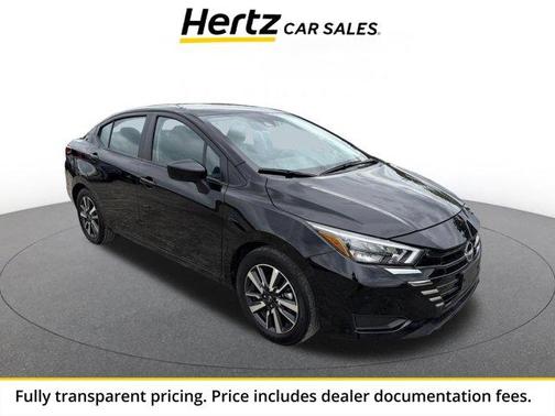 Black 2025 Nissan Versa 1.6 SV